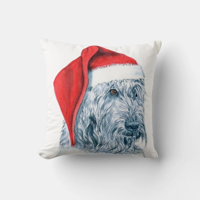 Cojín Decorativo Navidad Labradoodle (Anverso)