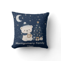 Navidad Media Noche Personalizada | Azul Marino, P
