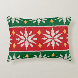 Cojín Decorativo Navidad Nórdica Tejida