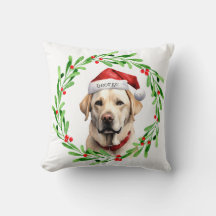 Navidad perro amarillo labrador recuperador de San