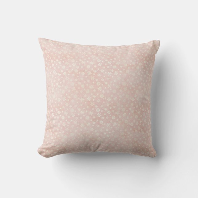 Cojín Decorativo Navidad Rosa  (Anverso)
