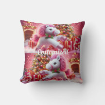 Navidad rosa de unicornio