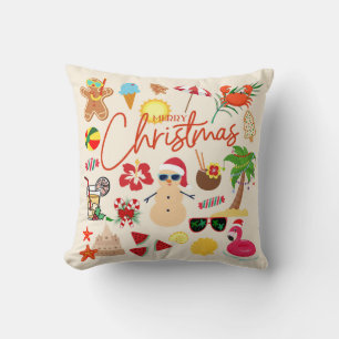 Cojín Decorativo Navidad Tropical