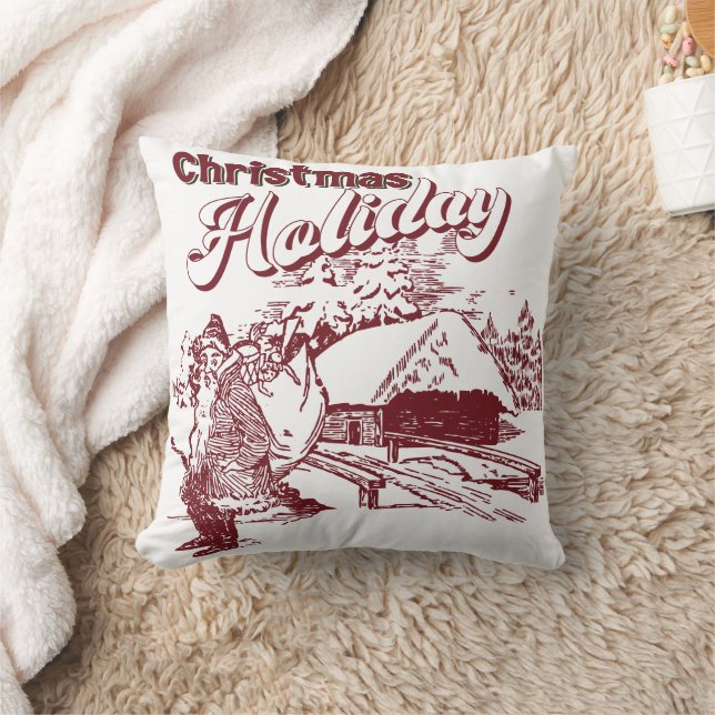 Cojín Decorativo Navidad Vintage  (Manta)