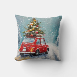 Cojín Decorativo Navidad vintage, acogedor regalo de vacaciones y f