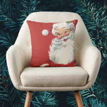 Navidad Vintage, Alegre Santa Claus Guiñando