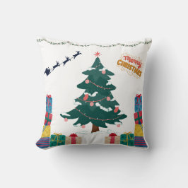 Cojín Decorativo Navidades alegres Escena Pillow