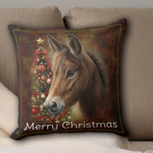 Navidades amables mule la decoración navideña