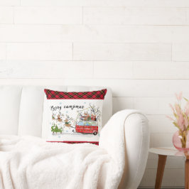 Cojín Decorativo navidades amantes del camping bonitos