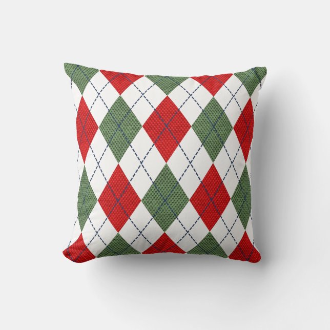 Cojín Decorativo Navidades Argyle Pillow (Anverso)