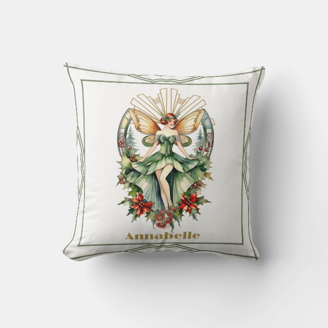 Cojín Decorativo Navidades Art Deco (Anverso)