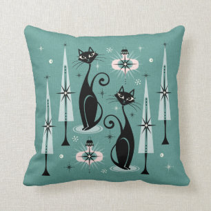 Cojín Decorativo Navidades Atómicos de Medid Century ©studioxtine