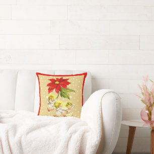 Cojín Decorativo Navidades bailando ángeles bebés Pillow