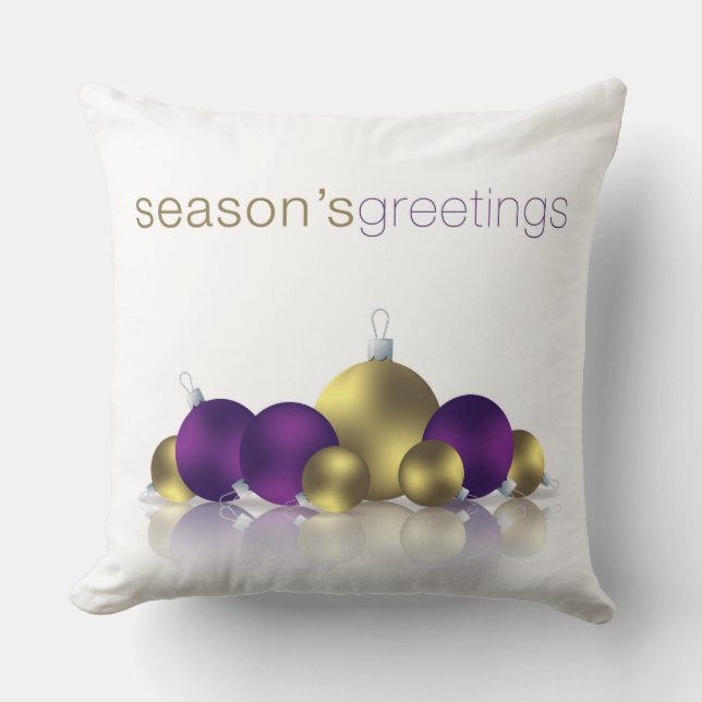 Cojín Decorativo Navidades bauble (Anverso)