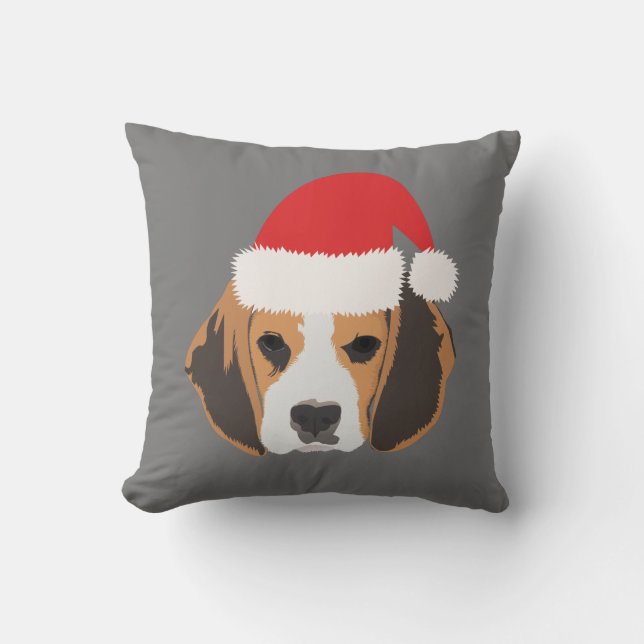Cojín Decorativo Navidades Beagle (Anverso)