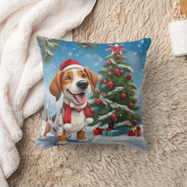 Cojín Decorativo Navidades Beagle Dog (Manta)