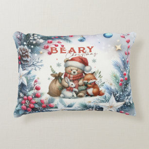 Cojín Decorativo Navidades Bear Beary Accent Pillow