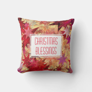 Cojín Decorativo NAVIDADES BENDICIONES Personalizable Estrellas Rús