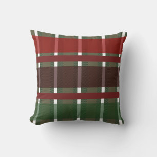 Cojín Decorativo Navidades Berry Plaid Snowflakes Festimes