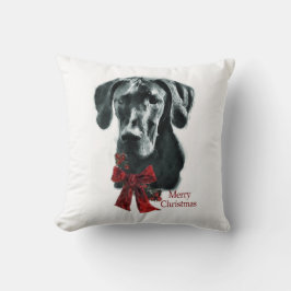 Cojín Decorativo Navidades Black Great Dane