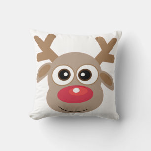 Cojín Decorativo Navidades blancos Personalizados de renos