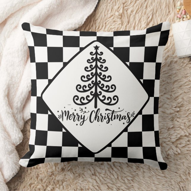 Cojín Decorativo Navidades Blancos Y Negros (Manta)