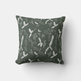 Cojín Decorativo Navidades Botánicos Pine Berry Green