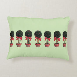 Cojín Decorativo Navidades Box Ball Tree Patterl Accent Pillow