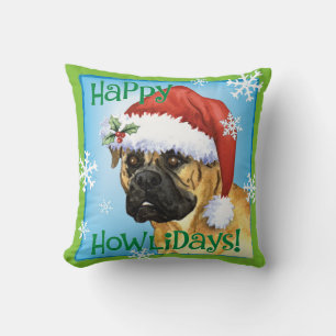 Cojín Decorativo Navidades Bullmastiff