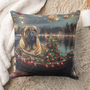 Cojín Decorativo Navidades Bullmastiff Voyage festivo