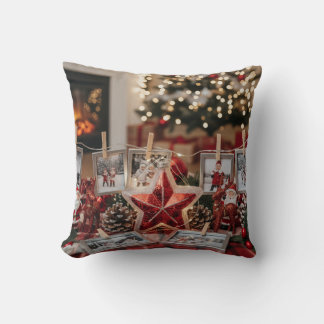 Cojín Decorativo "Navidades cálidos y elegantes con acento en casa"