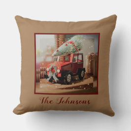 Cojín Decorativo Navidades Camión Pillow