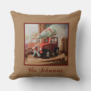 Cojín Decorativo Navidades Camión Pillow