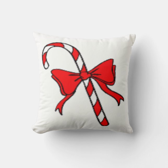COJÍN DECORATIVO NAVIDADES CANDYCANE (Anverso)