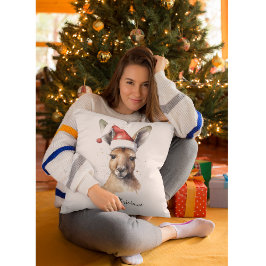 Cojín Decorativo Navidades canguro, personalizable