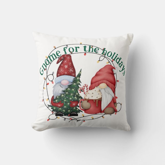 Cojín Decorativo Navidades caprichosos ganan vacaciones escandinava (Anverso)