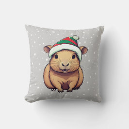 Cojín Decorativo Navidades Capybara