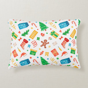 Cojín Decorativo Navidades caramelos con menta de menta dulce, cara
