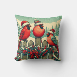 Cojín Decorativo Navidades Cardinal