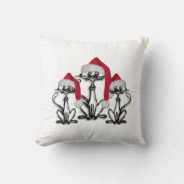 Cojín Decorativo Navidades Caroling Cats Joyous Fun