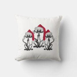 Cojín Decorativo Navidades Caroling Cats Joyous Fun