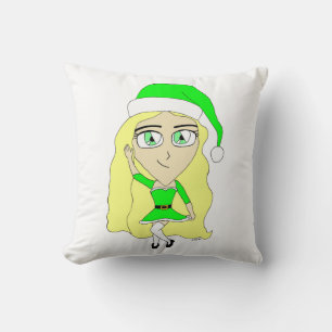 Cojín Decorativo Navidades chibi