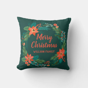 Cojín Decorativo Navidades clásicos del boho rústico fueron puninse