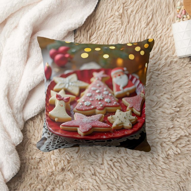 Cojín Decorativo Navidades cocina en placa roja (Manta)