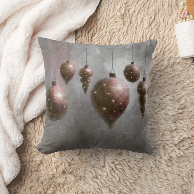 Cojín Decorativo Navidades colgando Copper Baubles Cushion (Manta)