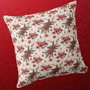 Cojín Decorativo Navidades cómodos Cacao caliente