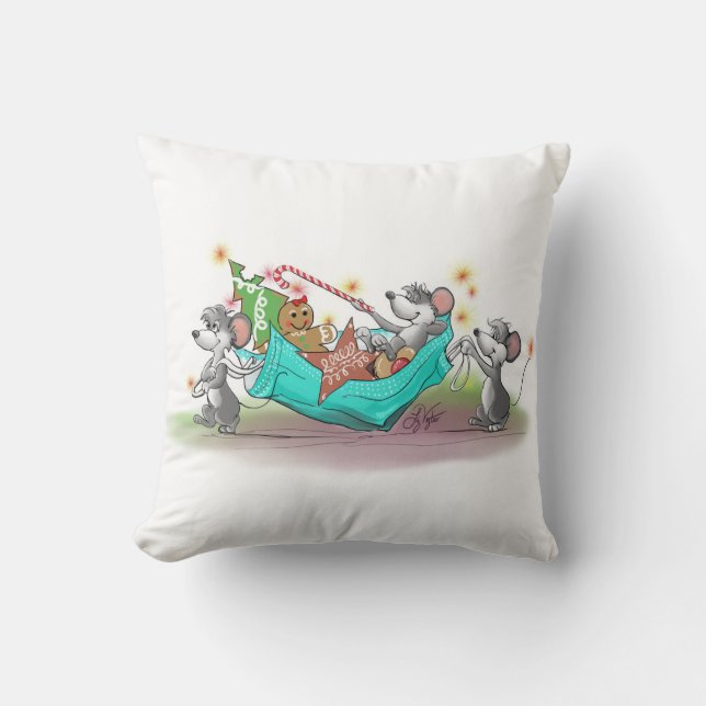 Cojín Decorativo Navidades Cookie Heist (Anverso)