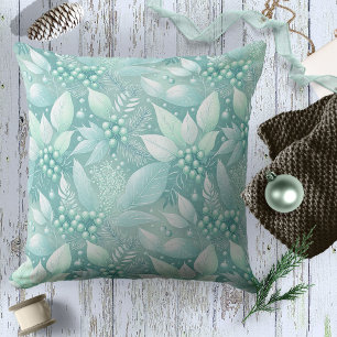 Cojín Decorativo Navidades costeros Foliage Berries Pattern#7 ID100
