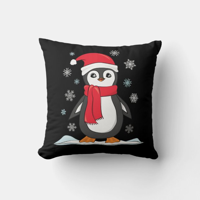 Cojín Decorativo Navidades Cute Penguin (Anverso)
