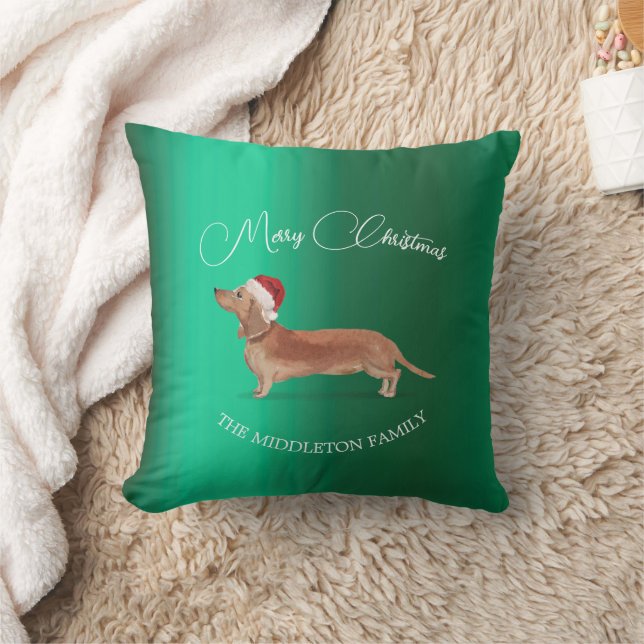 Cojín Decorativo Navidades Dachshund Dog Merry (Manta)